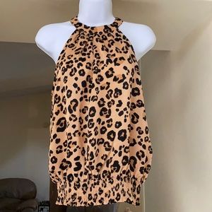 Leopard Print Tank Top